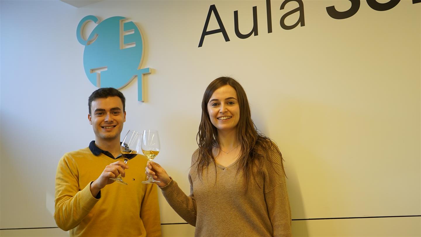 Estudiantes del Diploma de Sommelier en el CETT